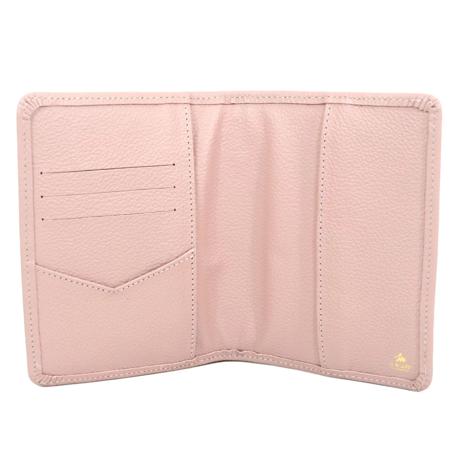 MGO1916R - Porta pasaporte en cuero rosado - Image 2